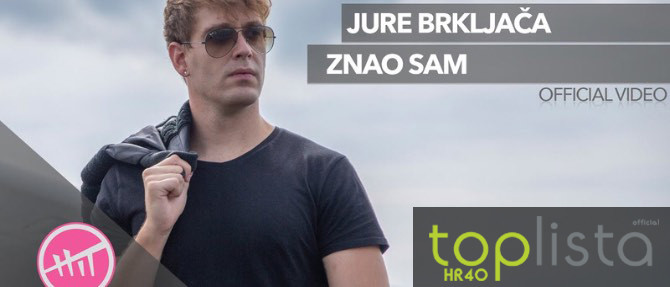 HR Top 40: Jure Brkljača s novom baladom ostvario najviši ulaz