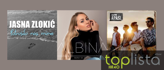 HR Top 40: Tri nova singla osvojila listu najemitiranijih hitova