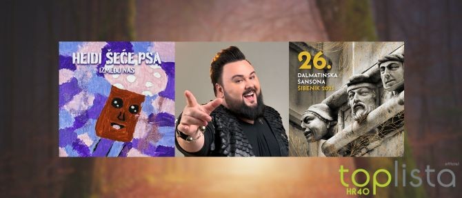 Jacques Houdek, Heidi šeće psa, Marko Kutlić i Lea Dekleva ušli na HR Top 40